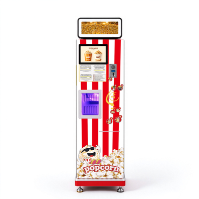 buy Cashless Automatic Popcorn Vending Machine Manufacture, With Solutions For Fresh Popcorn Vending Machine Distribute,Wholesale online manufacture
